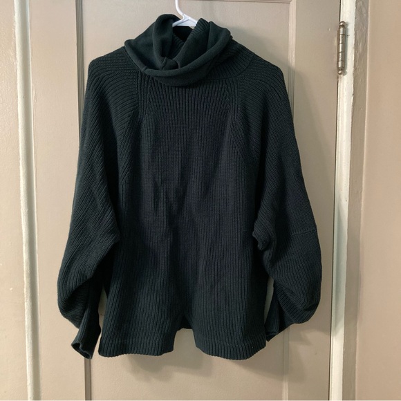 CAbi Green Cowl Neck Sweater - Picture 1 of 3